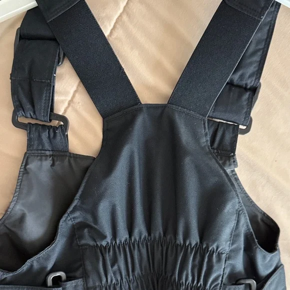 Columbia Youth Kids Black Snow Bibs Size 8 - Picture 6 of 7